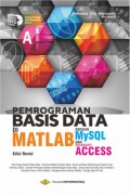 Pemrograman basis data di MATLAB dengan mysql dan microsoft access