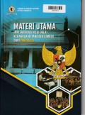 Materi Utama : Implementasi Nilai-Nilai Kebangsaan yang Bersumber Dari Pancasila