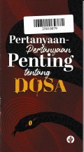 Pertanyaan-Pertanyaan Penting Tentang Dosa